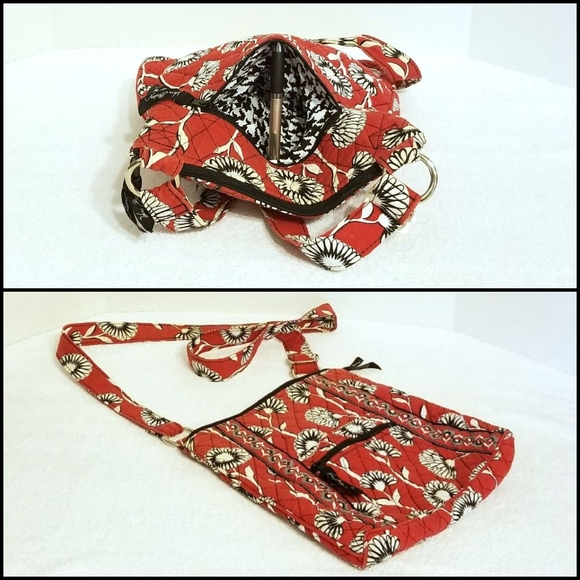 Vera Bradley Deco Daisy Hipster & Wristlet Set - Picture 5 of 7